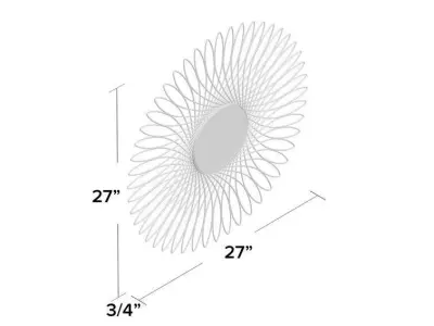Chappy Accent Mirror 3D model