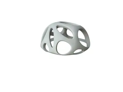 SciFi Cube Object No 52185 Low Poly Shape Low-poly 3D model