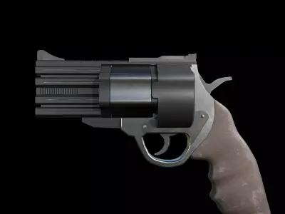 simgun Low-poly 3D model