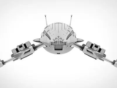 Normandy N7 - Mass Effect 3D model