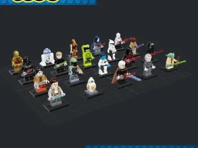 Lego - Star Wars Character 3D print model