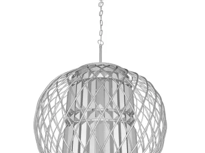 Aichele Light Unique Statement Globe Chandelier 3D model