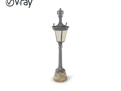 Ornate Clock Tower Lantern model pack Low-poly 3D model