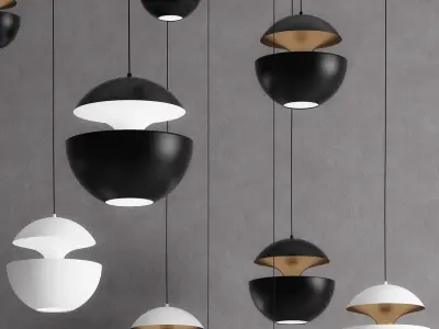 Pendant light HERE COMES THE SUN 3D model