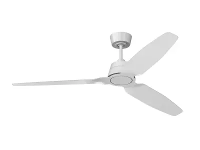 Sainz 132cm DC Fan only in White 3D model