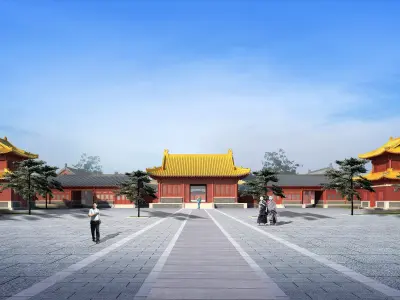Chinese architecture 3D model order