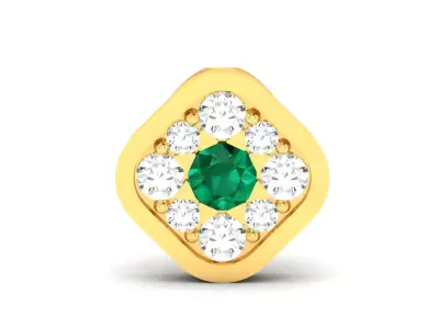 Solitaire Pendants  3D print model 2