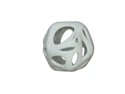 SciFi Cube Object No 18519 Low Poly Shape Texture