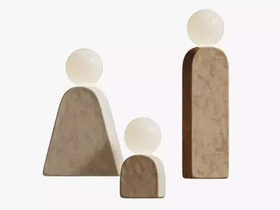 Handmade Mima Table Lamp 3D model
