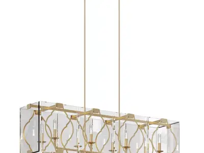 Brenton Cove Linear Pendant by lightology 3D model