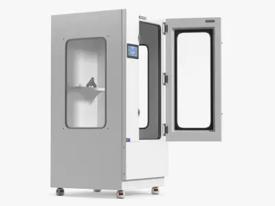  Digital Cyanoacrylate Chamber With Spray Gun 