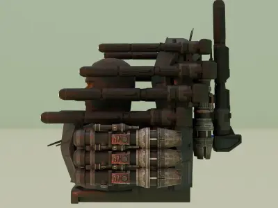  Armored Laser Skibidi Toilet 3D model