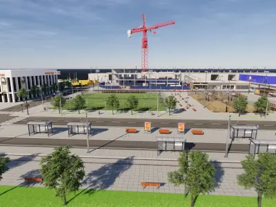 Small European City 3D model