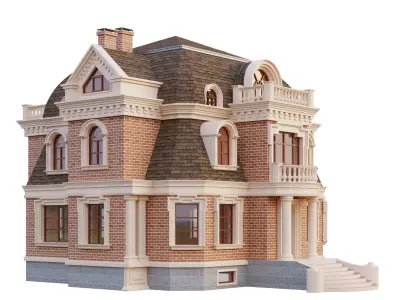 brick house 3D model