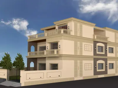 CLASSICAL ELEVATION Low-poly 3D model