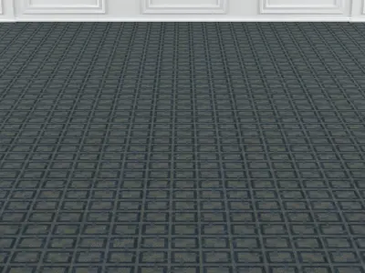 Wall to Wall Seamless Carpet Tile  No 1 3D model