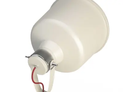 Vintage Lacreu Floor Lamp 3D model