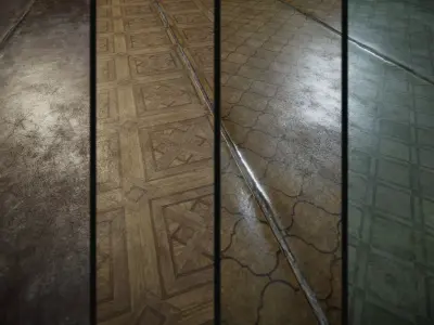 Old Floor Linoleum Texture