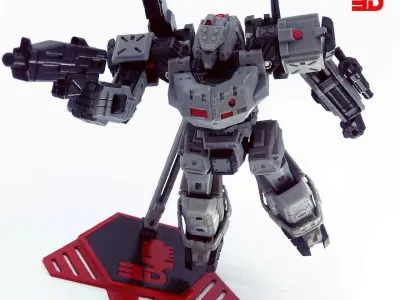 ARMORED CORE LAST RAVEN MECHA 3DPRINT ARTICULATED ACTION FIGURE 3D print model