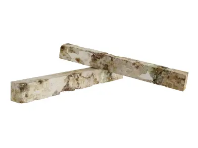 Abandoned Column Low-poly 3D model