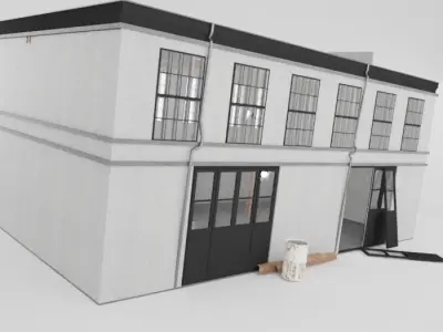 Building factory Fps 3D model