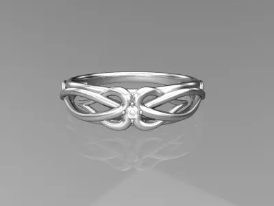 Hearts ring 3D print model purchase