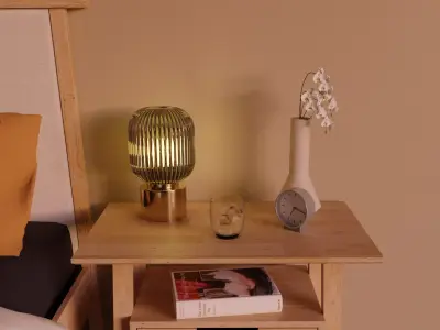 Table Lamp IKEA SOLKLINT 3D model