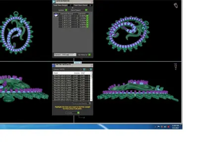 Oum Ganesha Spiritual Pendant 3D print model