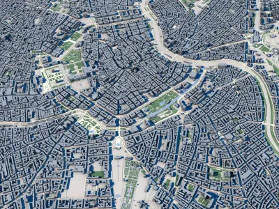 Vienna City Austria 3D model