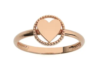 5 ight wt Plain Gold ring 3dm stl ply glb render details 3D Model Pack