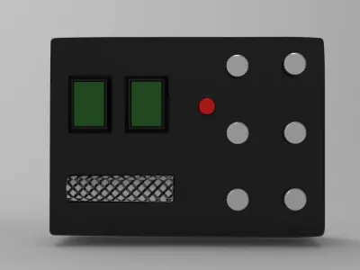 Darth Vader Chest box belt box  Armor ROTJ   file for 3d print 3D model