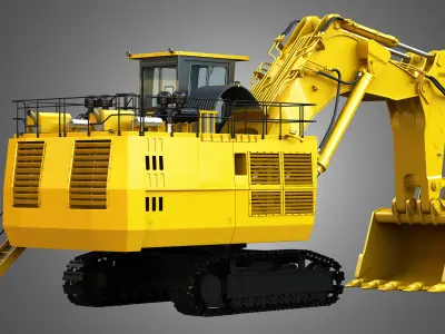 6030 FS - Hydraulic Mining Excavator 3D model
