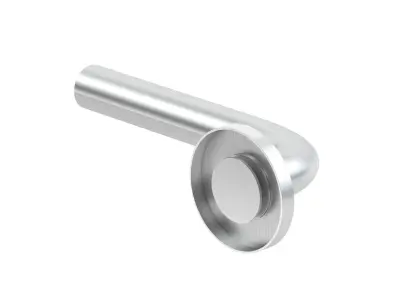 Eurospec Radium Stainless Steel Door Handle 3D model