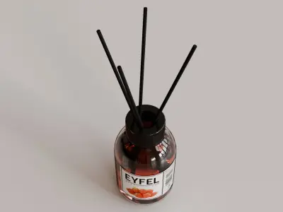 Eyfel Perfume Reed Diffuser Strawberry Low-poly 3D model