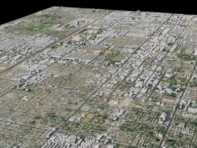 Mesa - USA 3D model