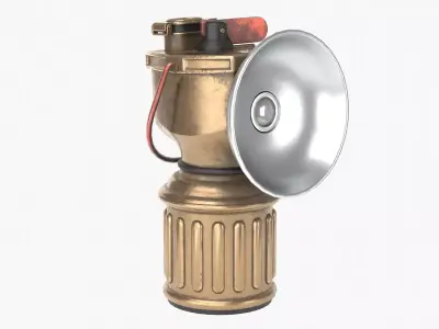 Miners Lantern Low-poly 3D model