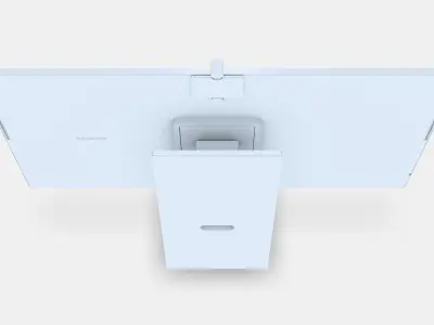 32 inch 4K Smart Monitor M8 M80C White LS32CM801UUXUF 3D model