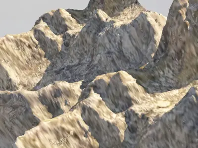 Mountains 3D model purchase