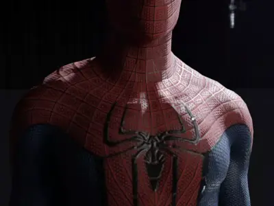 Amazing Spiderman 3d Model Low-poly 3D model