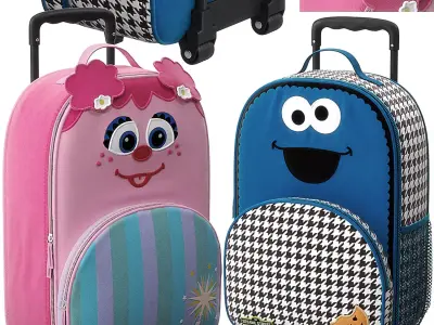 Sesame Street Luggage Model 3D model