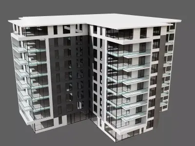 RESIDENTIAL BUILDING NO101 A 3D model
