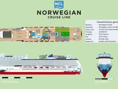NORWEGIAN ESCAPE 3D model