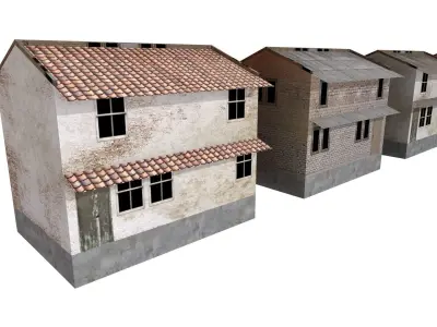 House Generic home generic Indonesian Low-poly 3D model