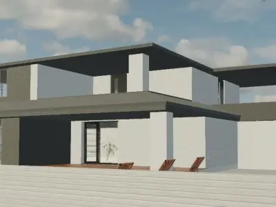 Modern House 3D model 68