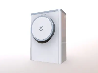 Heat pump Low-poly 3D model