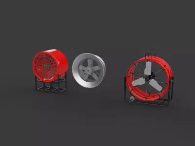 all fans 3D model