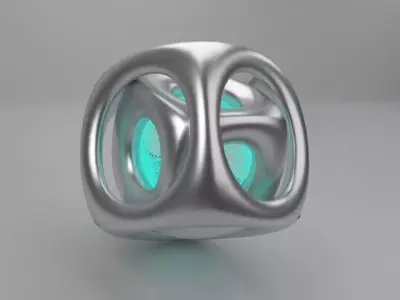 Sci-Fi cube 3D model