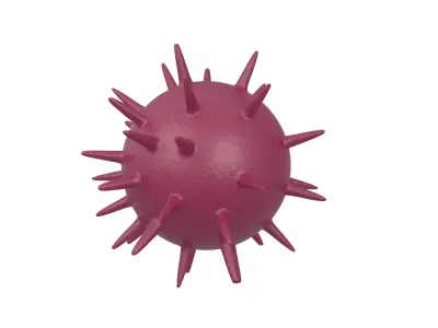 Virus v3 003 Low-poly 3D model