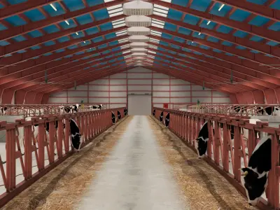  Cow Farm and Cows Fur 