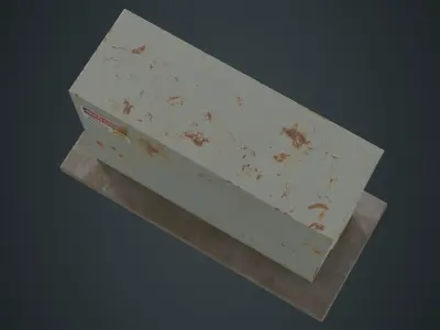 Electrical Enclosure 3B Low-poly 3D model